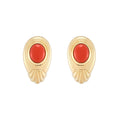 Boucheron Coral Earrings