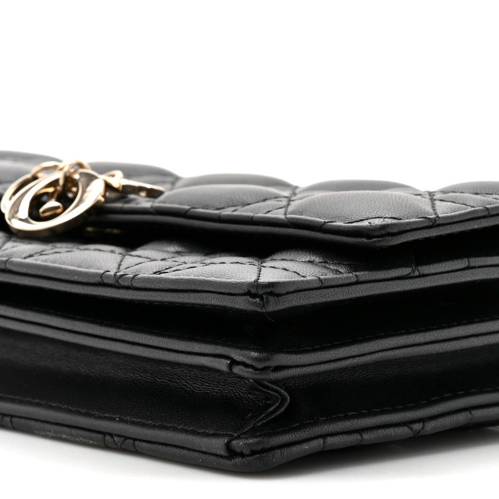 Lambskin Cannage Mini My Dior Bag Black