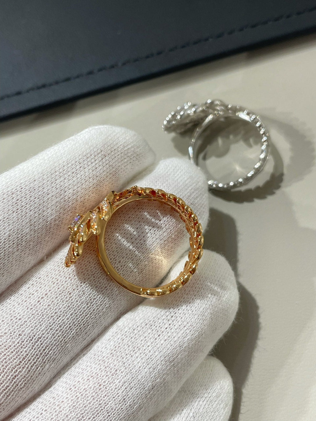PLUME DE PAON SMALL RING